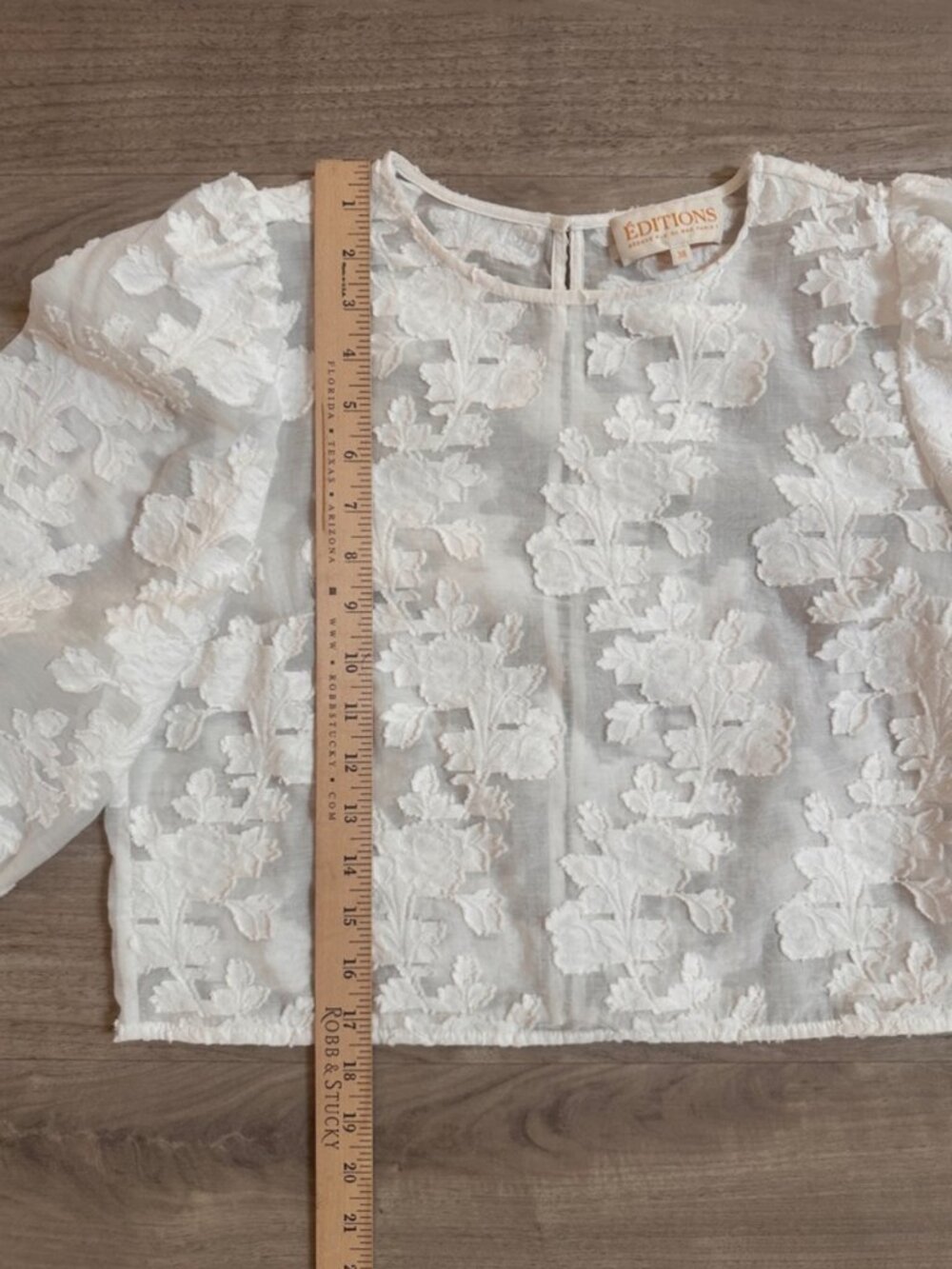 Sezane Editions Flamine Blouse in Ecru - Picture 7 of 8